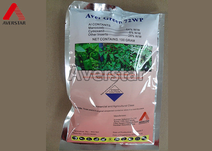 High Performance Agricultural Fungicide Mancozeb 64% / Cymoxanil 8% With Systemic Action